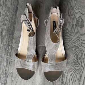Alex Marie Metallic Heeled Sandals